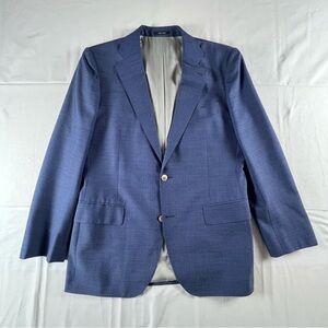 SuitSupply Lazio Blue Pure Wool Super 110s Blazer Jacket Men’s EU 52 US 42R